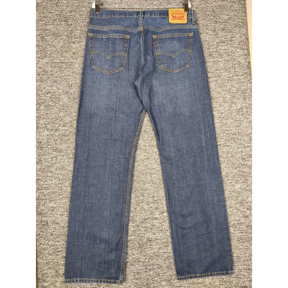 Levi's 569 Jeans Men 34x36 Blue Loose Straight Leg Denim